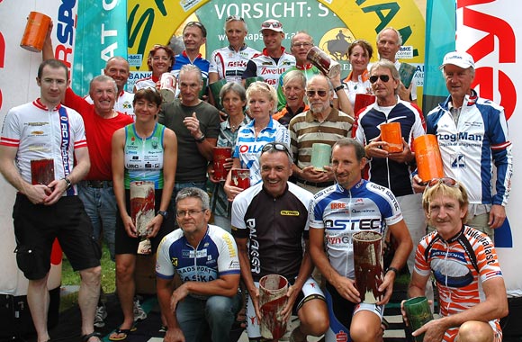 Die Sieger des Consul Senior-Marathon-Cup 2011 nach dem finalen Sauwaldman