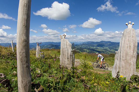Strecken rund um die Gipfel der bikeCULTure Region Graz (Foto: Erwin Haiden)