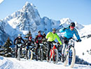 Winterfestival des Snowbikens in Gstaad