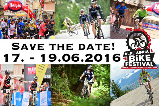 Alpe-Adria Bikefestival Villach 2016 mit neuen Strecken
