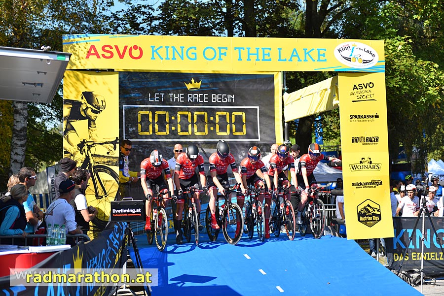Kategorien Rennrad und Zeitfahren sowie Mannschaftszeitfahren beim King of the Lake
