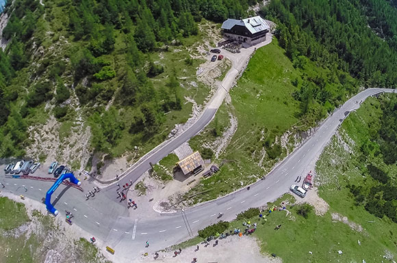 Action und Herausforderung mit dem Rennrad oder mit dem Mountainbike (Foto: Alpe Adria Giro)
