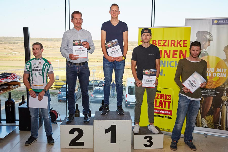 Gesamtsieger der Austria Top Tour 2019 Hannes Brandecker, 2. Mario Schlager, 3. Gerald Grundner (Foto: Martin Granadia)
