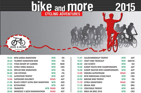 Hochklassige Veranstaltungen stehen 2015 am Programm von Bike & More