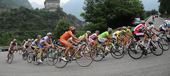 Saint-Vincent Cycling Festival in der autonomen Region Valle d´Aosta
