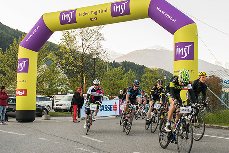 Die lange Marathonstrecke führt über 110 km und 2.300 Höhenmeter (Foto: Imst Tourismus)