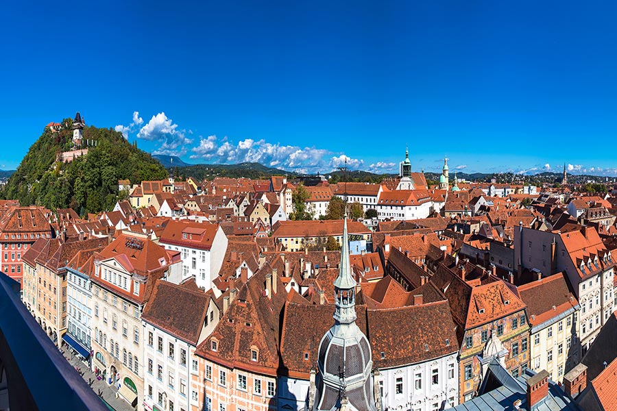 Die Stadt Graz bietet die perfekte Infrastruktur für die Athleten (Foto: Graz Tourismus)