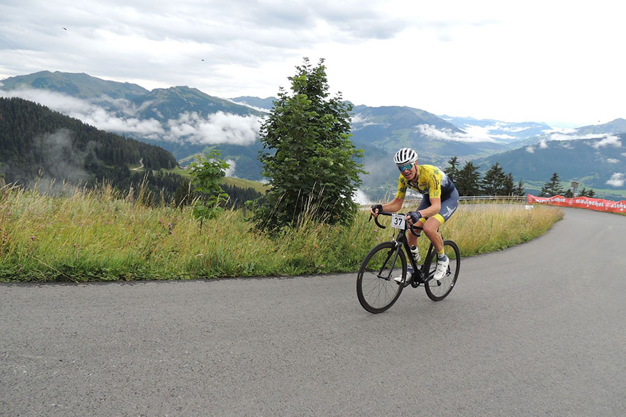Radfahrer lieben die Challenge auf Österreichs steilsten Radberg (Bilder: SV Kitzsport)