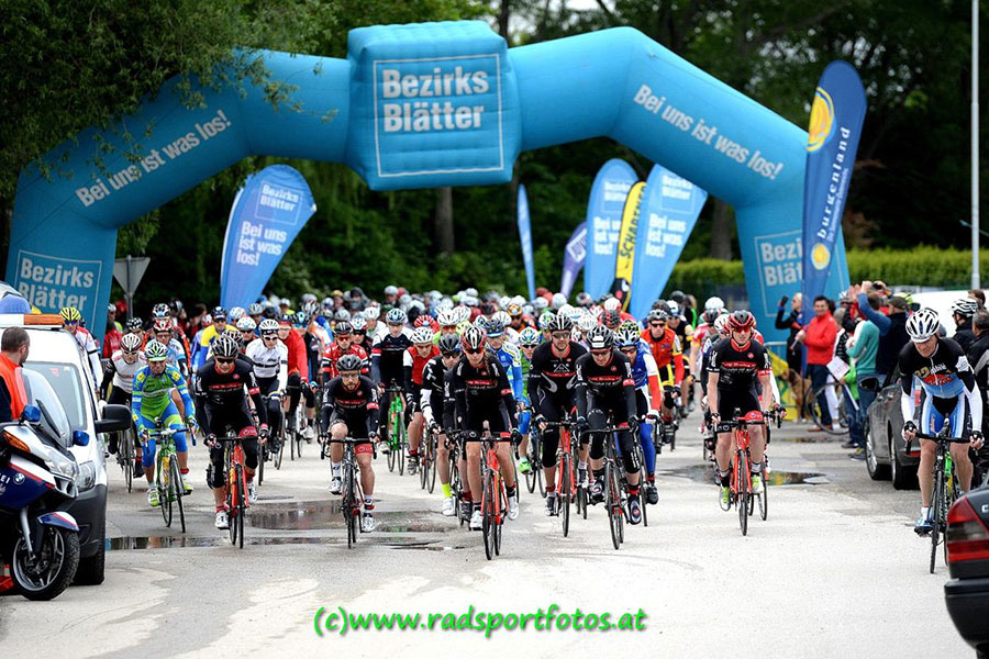 40 km Runde mit 500 Höhenmetern mit Start/Ziel in Purbach am See (Bild: www.radsportfotos.at)