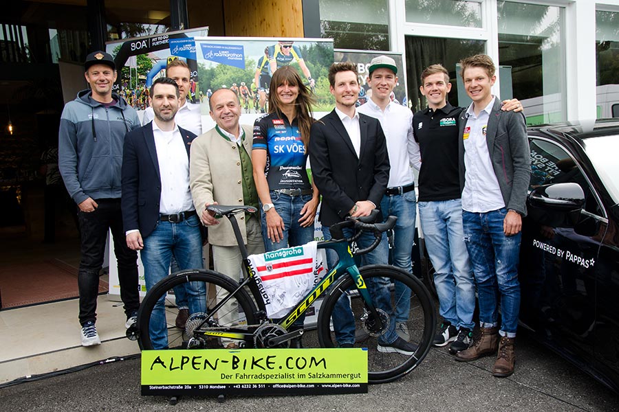 Radsport-Profis freuen sich auf das Rennen in Mondsee (Foto: Mondsee 5-Seen Radmarathon)