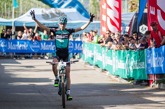 Sieger Stephane Tempier im Ziel (Foto: Sunshine Race)