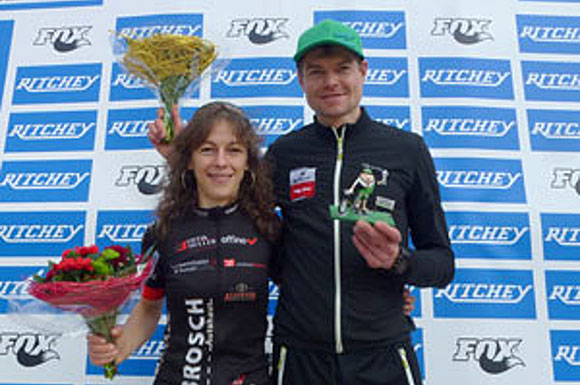 Gesamtsieger Ritchey MTB Challenge 2015 Paulina Wörz und Uwe Hardter (Foto: Jürgen Langhans)