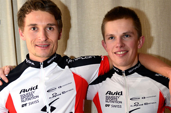 Die beiden neuen Team-Fahrer Matthias Leisling und André Schütz (Bild: Team TEXPA-SIMPLON)