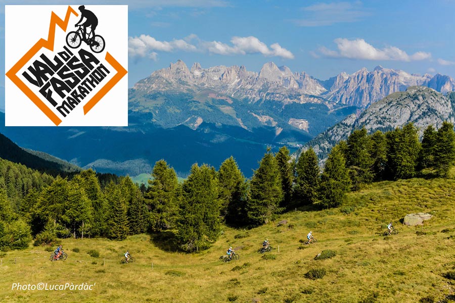 Die Dolomiten bilden die Kulisse für diesen spektakulären Mountainbike Marathon (Foto: Luca Pardac)