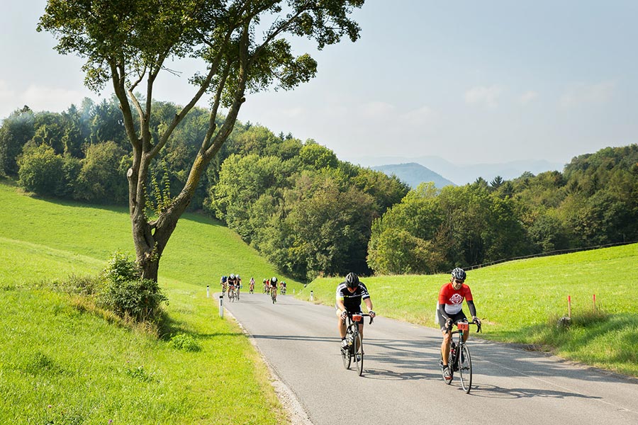 Die Strecke für den Badener Radmarathon mit 85,3 km und 1100 Höhenmetern bleibt zu den Vorjahren gleich (Fotos: Rainer Mirau)