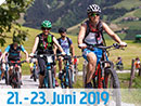 Radfahren mit Rückenwind beim E-Bike Festival in den Kitzbüheler Alpen