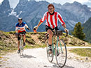 Nur zufriedene Gesichter bei der 4. Eroica Dolomiti